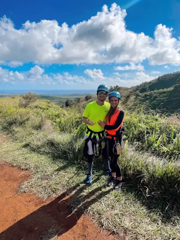 Zipline Excursion in Kauai, Hawaii - zipline through the forest in Hawaii