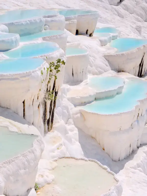 Pamukkale Hierapolis and Cleopatra's Pool Tour in Antalya, Turkey - thermal pools day trip