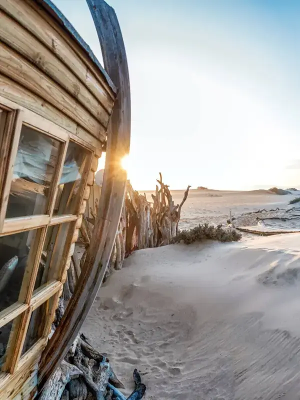 Shipwreck Lodge in Mowe Bay, Namibia - shipwreck hotel